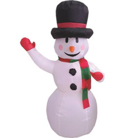 Opblaasbare sneeuwman met LED