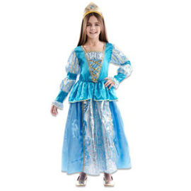 Prinsessenjurk blauw