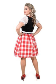 Dirndl jurk Dina Rood