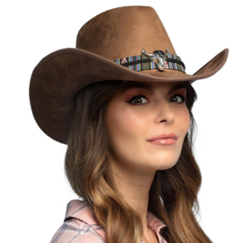 Cowboyhoed Django bruin