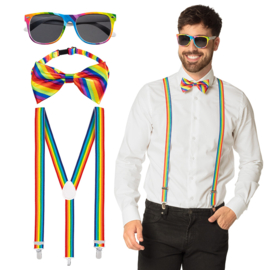 Accessoire set regenboog