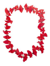 Hawaiikrans rood