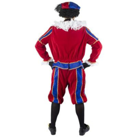 Pietenpak blauw rood volwassen