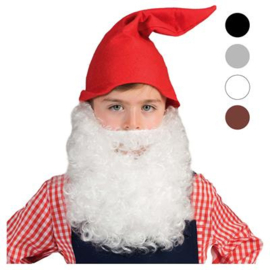 Baard kabouter 5 kleuren