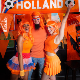 Polyester reuzenvlag Brullende leeuw