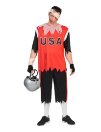 American footballer zombie man