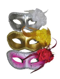 Oogmasker met bloem