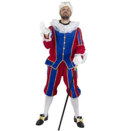 Pietenpak blauw rood volwassen