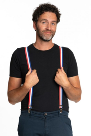 Bretels rood-wit-blauw