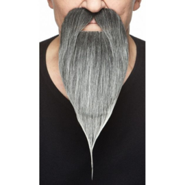 Snor met lange baard