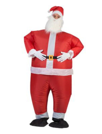 Opblaasbare kerstman kostuum