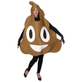 Shit emoticon kostuum