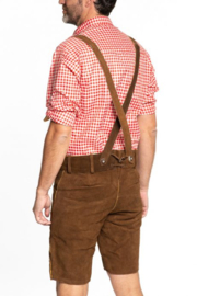 Lederhose Ralf donkerbruin kort