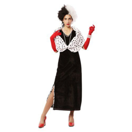 Cruella de vil jurk volwassen