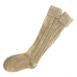 Oktoberfest kniekousen deluxe beige