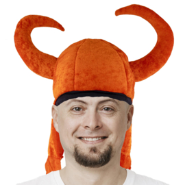 Muts vikinghelm oranje