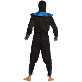 Ninja kostuum volwassen blauw