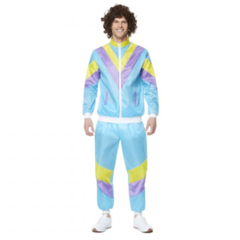 80's trainingspak blauw man