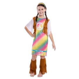 Regenboog hippie meisje