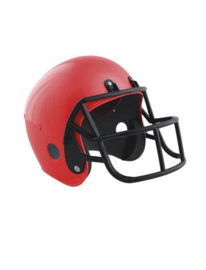 Helm american football kind rood