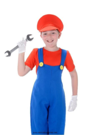 Mario kostuum kind