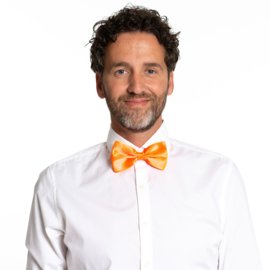 Vlinderstrik Neon Oranje