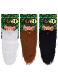 Lange baard met snor