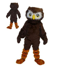 Mascotte kostuum uil