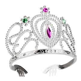 Tiara Diana zilver assorti