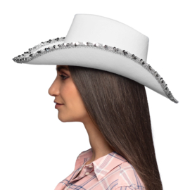 Hoed cowgirl wit