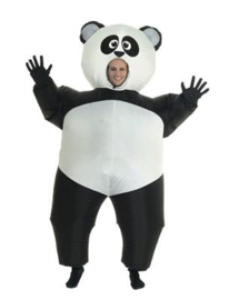 Opblaasbare panda kostuum