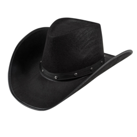 Cowboy hoed easy zwart