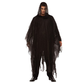 Sinister poncho zwart