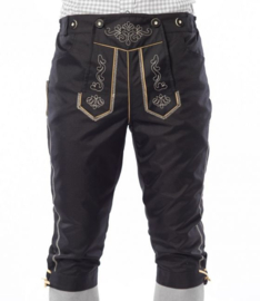 Lederhose Karl zwart lang