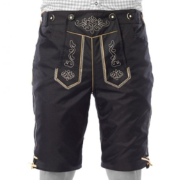 Lederhose Karl zwart kort