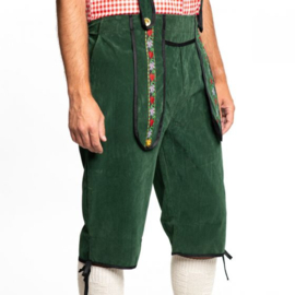 Lederhose Johann groen lang