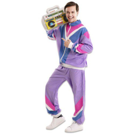 80's trainingspak paars man