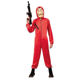 La casa de papel overvaller met masker