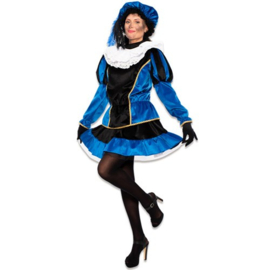 Pietenjurk fluweel Blauw
