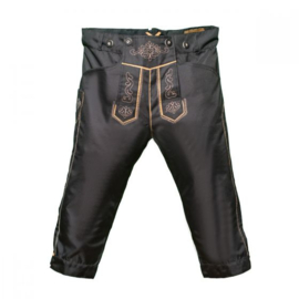 Lederhose Karl zwart lang