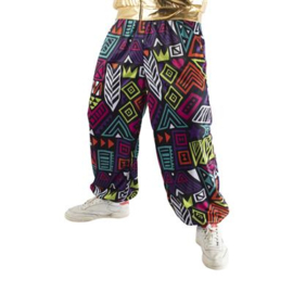 Graphic 80's broek