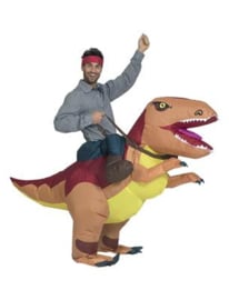 opblaasbaar T-rex kostuum
