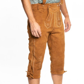 Lederhose Markus lichtbruin lang