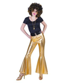 Disco fever broek goud