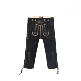 Lederhose Peter zwart lang