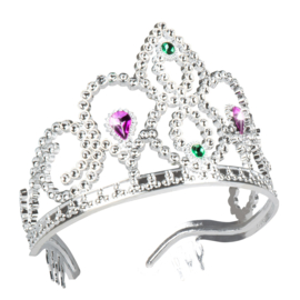 Tiara Diana zilver assorti