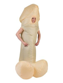 Opblaasbare penis kostuum