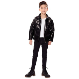 Grease jasje imitatieleer