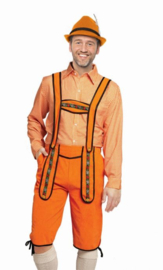 Lederhose Johann oranje lang
