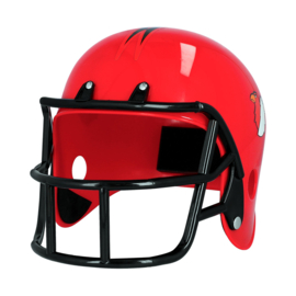 American Football Helm rood